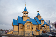 Входная группа Храм святителя и чудотворца Николая в Можге.  Можгинская,  121а