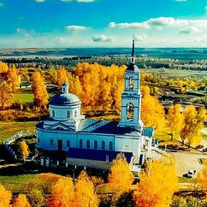 Входная группа Казанско-Богородицкий храм села Можга. 