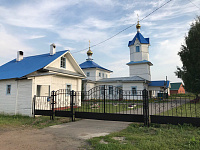Входная группа Храм Георгия Победоносца - Глазов.  Георгиевское кольцо,  35а