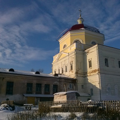 Входная группа Храм Николая Чудотворца села Вавож. 