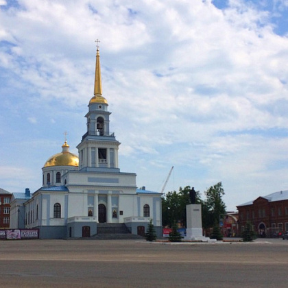Входная группа Благовещенский Собор в Воткинске. 