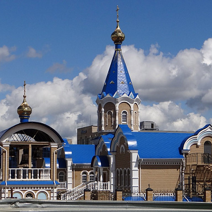 Входная группа Храм Серафима Саровского. 