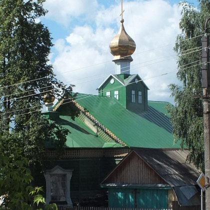 Входная группа Свято-Успенский храм - Камбарка. 