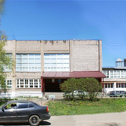 Входная группа Строительный техникум. 