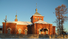 Входная группа Храм Преображения Господня села Ягул.  Холмогорова,  1б