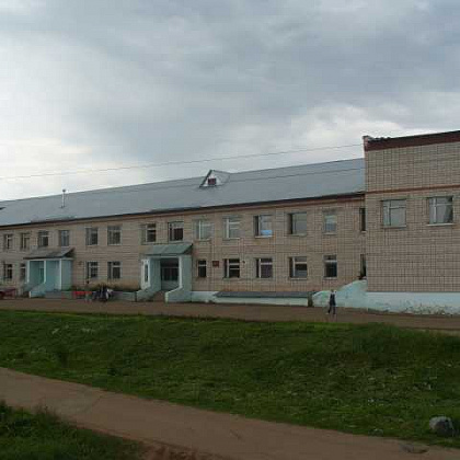 Входная группа Вавожская больница. 