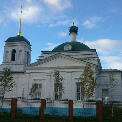 Входная группа Спасо-Рождественский храм села Грахово. 